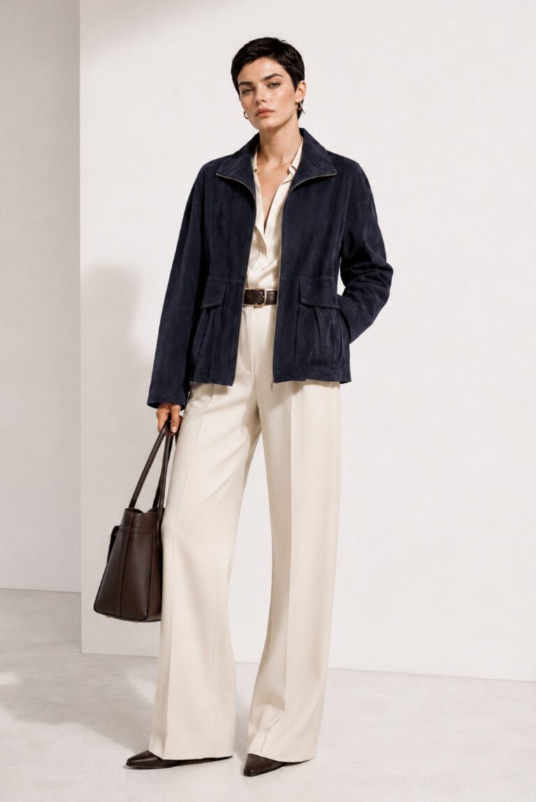 Veste en Daim d'Agneau
